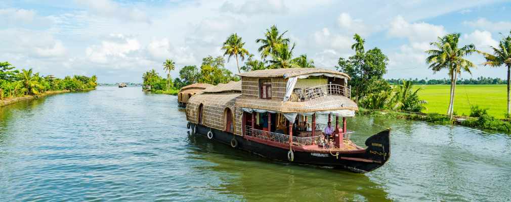 Indiase boot bij Kerala